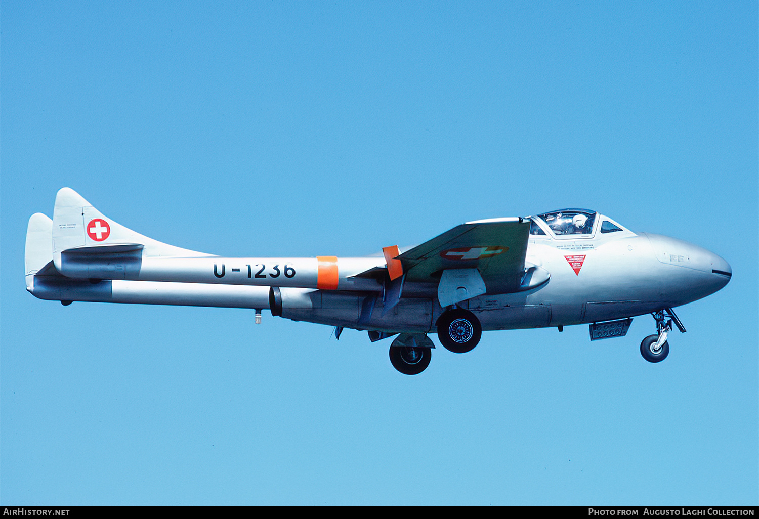Aircraft Photo of U-1236 | De Havilland D.H. 115 Vampire T55 | Switzerland - Air Force | AirHistory.net #677607