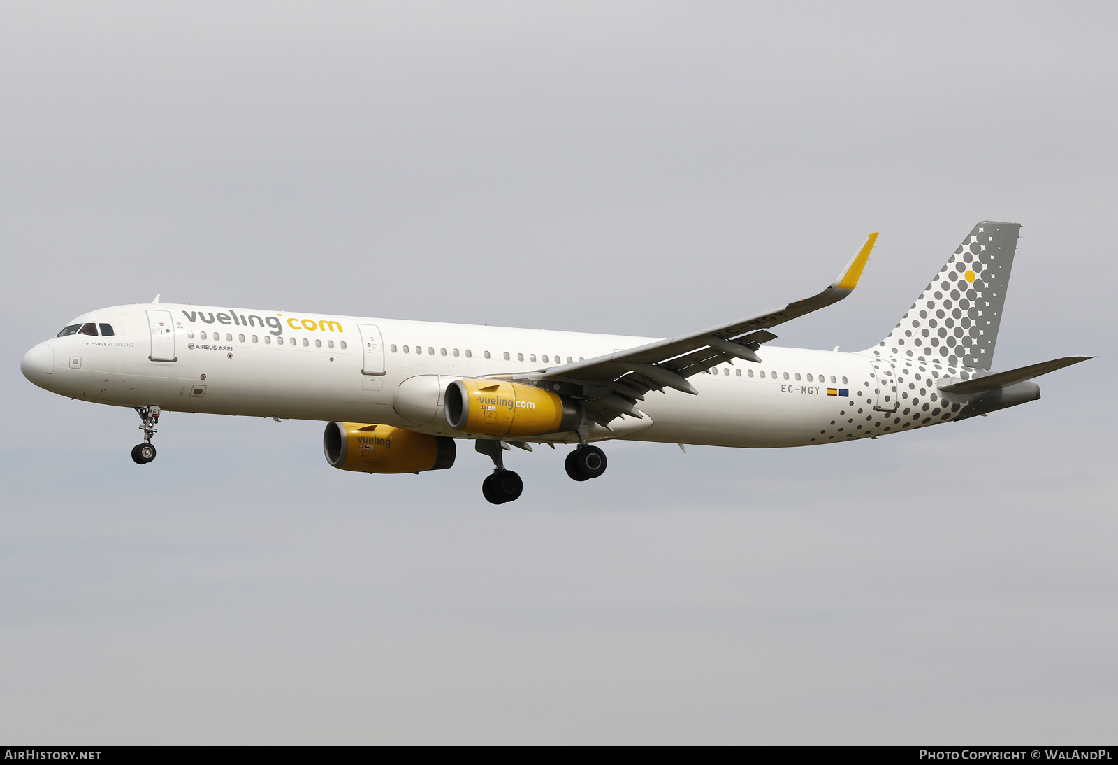 Aircraft Photo of EC-MGY | Airbus A321-231 | Vueling Airlines | AirHistory.net #677631