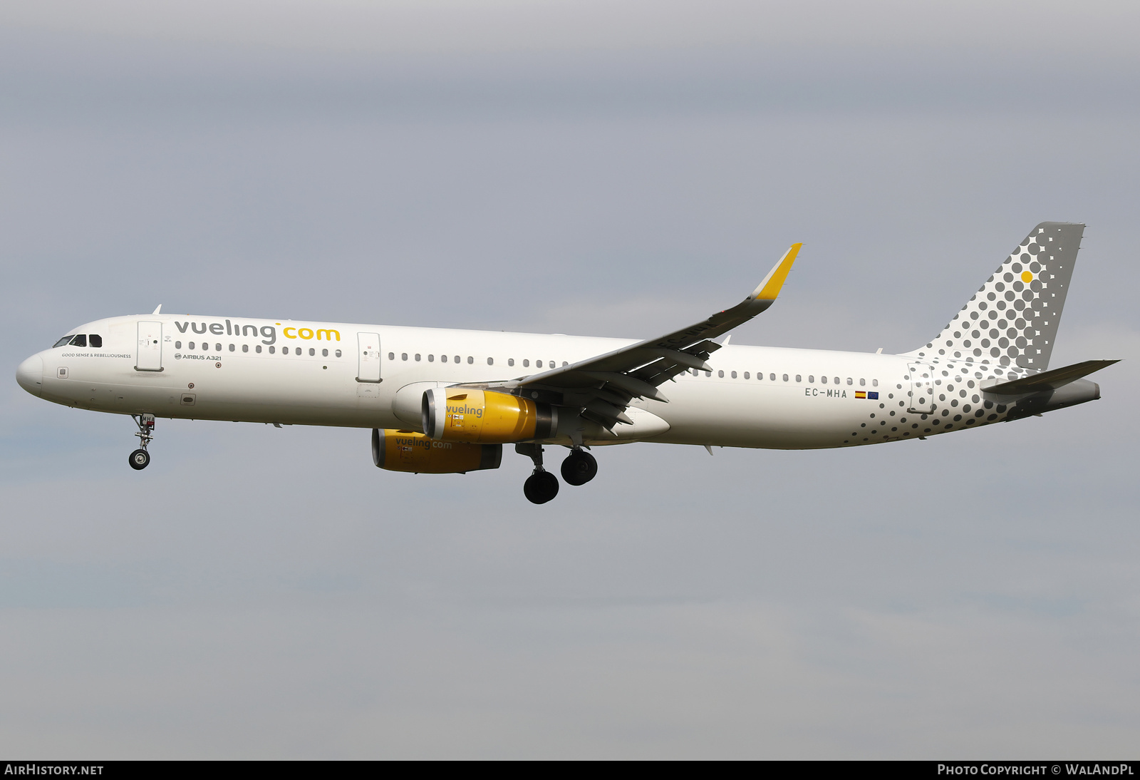 Aircraft Photo of EC-MHA | Airbus A321-231 | Vueling Airlines | AirHistory.net #677633