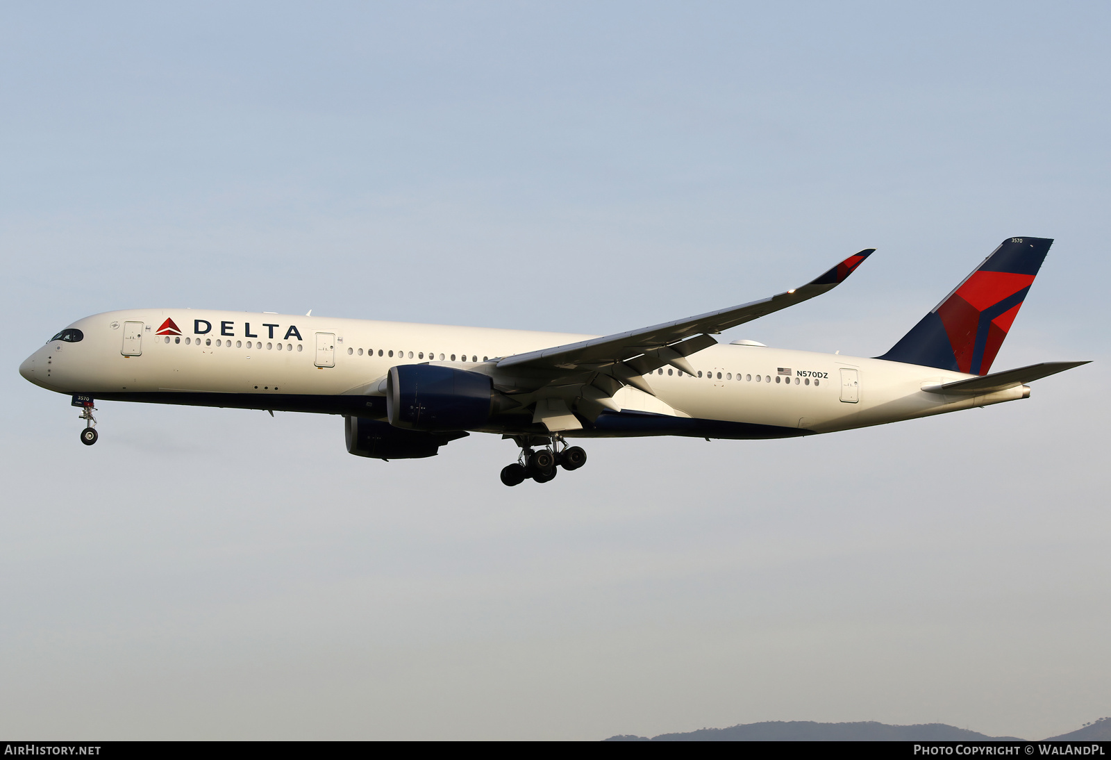 Aircraft Photo of N570DZ | Airbus A350-941 | Delta Air Lines | AirHistory.net #677639