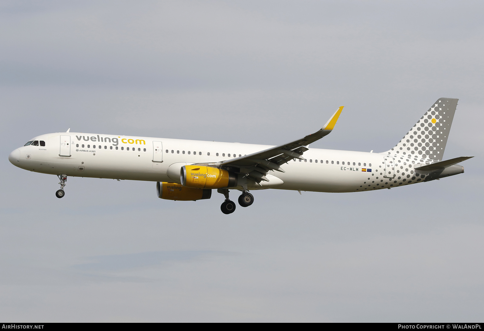 Aircraft Photo of EC-MLM | Airbus A321-231 | Vueling Airlines | AirHistory.net #677642