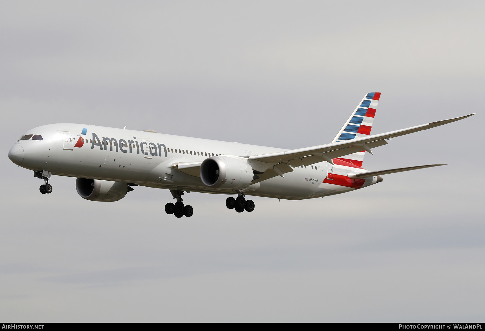 Aircraft Photo of N823AN | Boeing 787-9 Dreamliner | American Airlines | AirHistory.net #677646