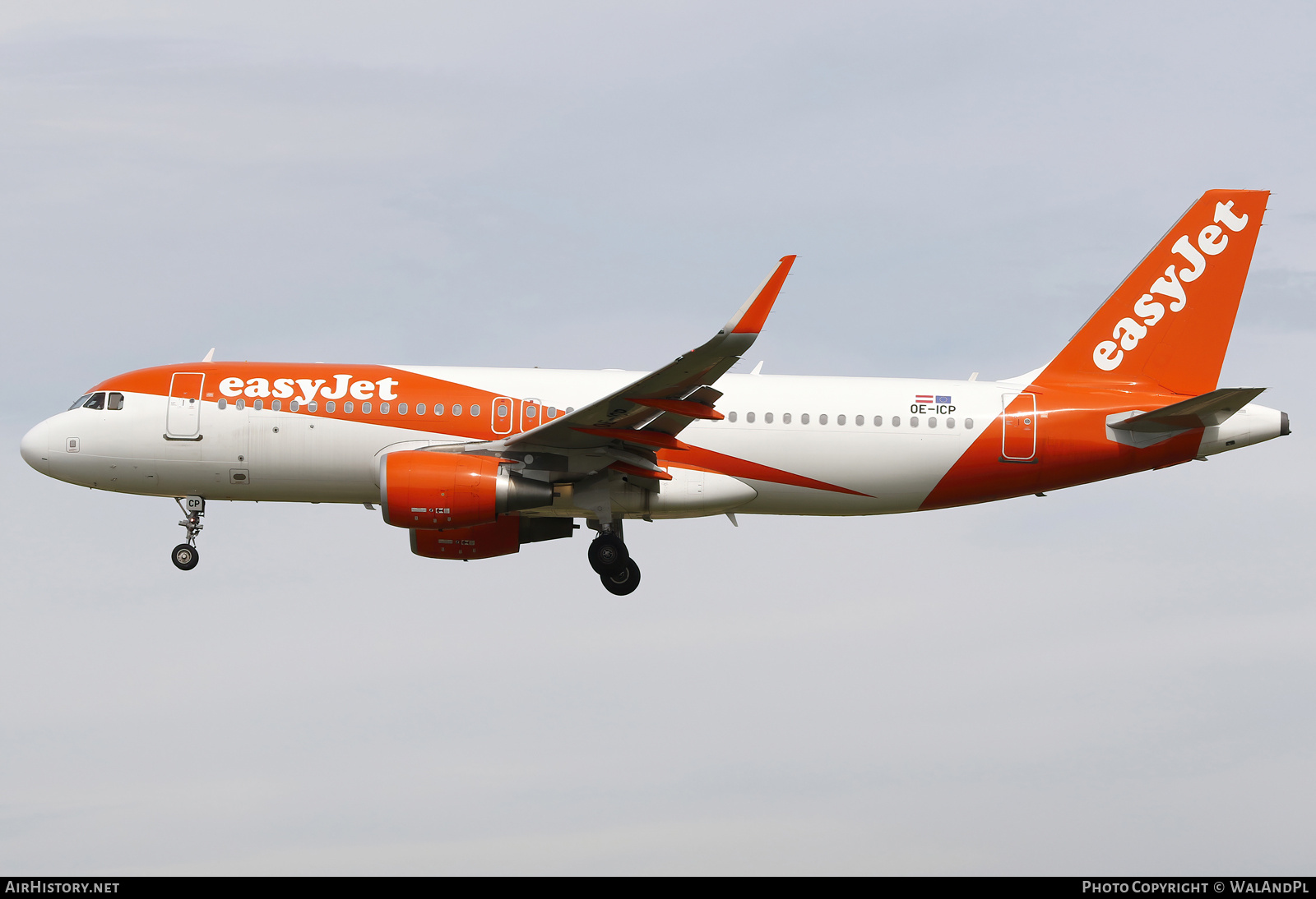Aircraft Photo of OE-ICP | Airbus A320-214 | EasyJet | AirHistory.net #677648