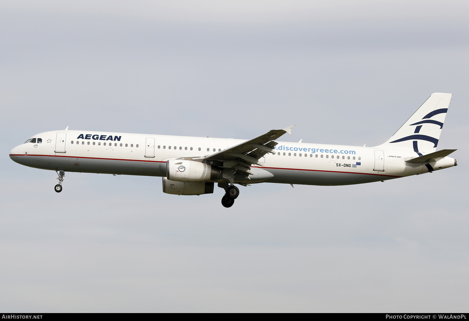 Aircraft Photo of SX-DNG | Airbus A321-231 | Aegean Airlines | AirHistory.net #677650