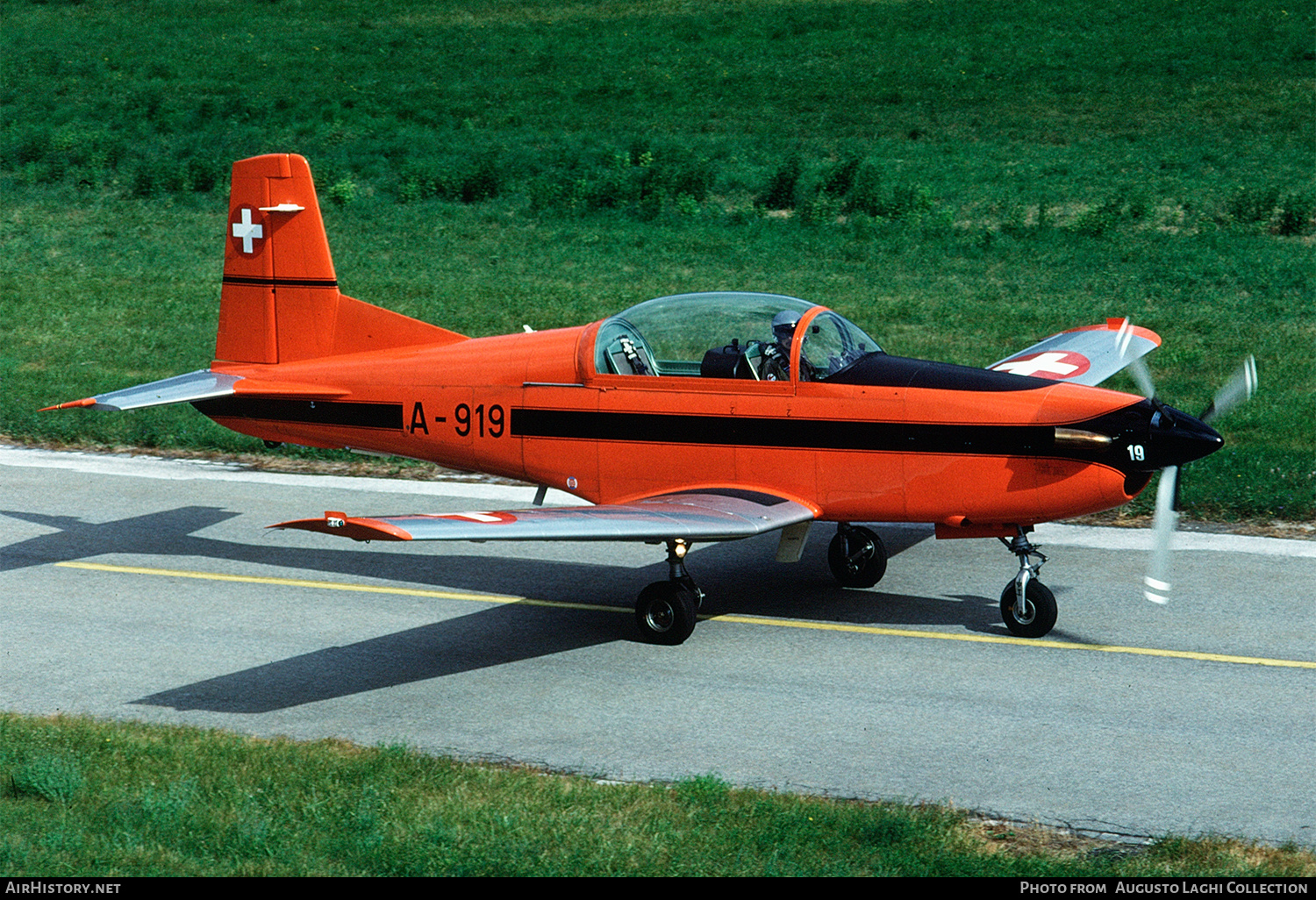 Aircraft Photo of A-919 | Pilatus PC-7 | Switzerland - Air Force | AirHistory.net #677662