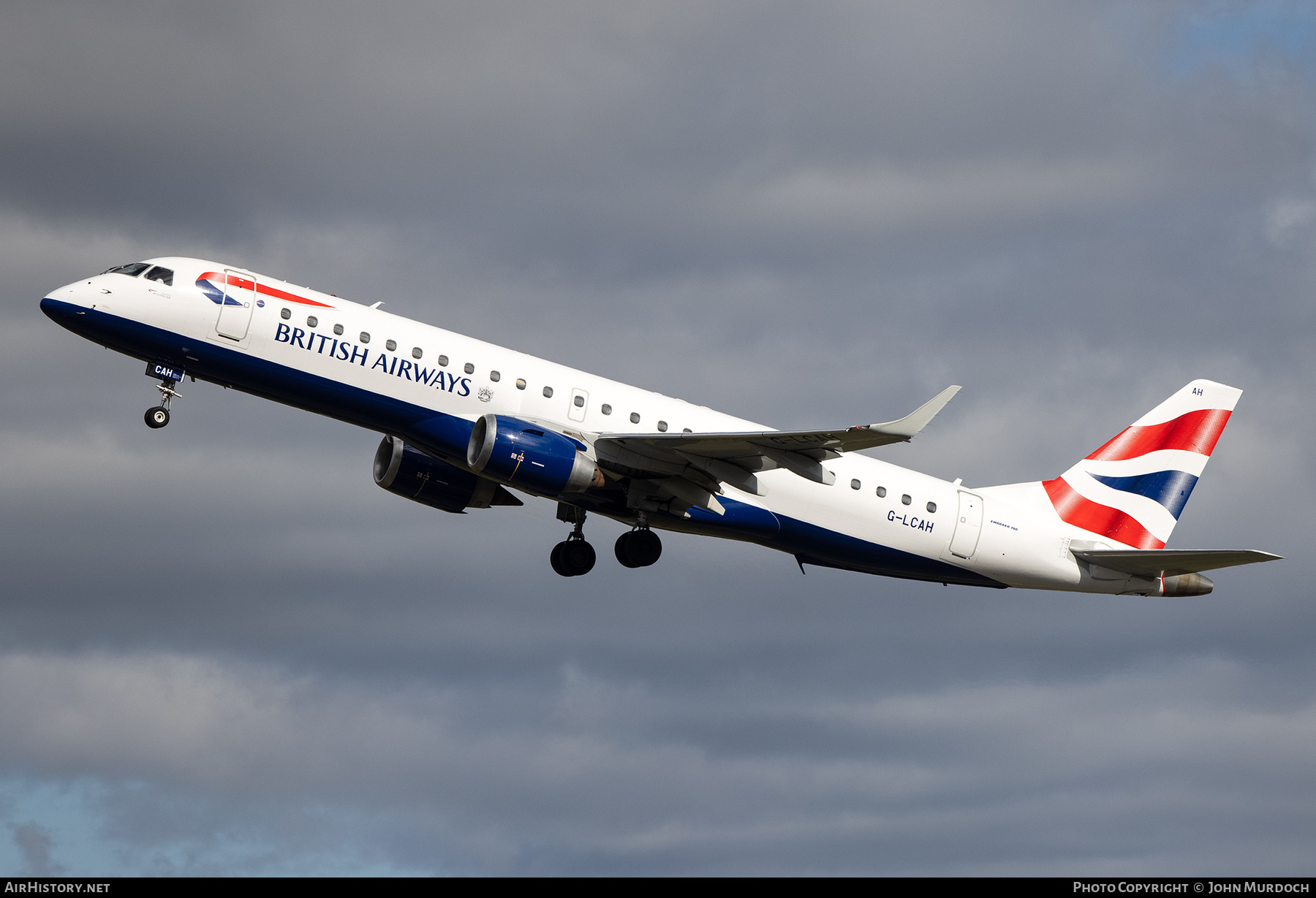 Aircraft Photo of G-LCAH | Embraer 190SR (ERJ-190-100SR) | British Airways | AirHistory.net #677674