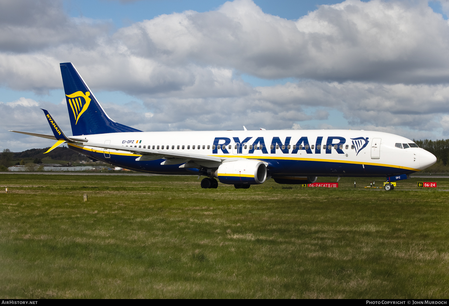 Aircraft Photo of EI-DPZ | Boeing 737-8AS | Ryanair | AirHistory.net #677675