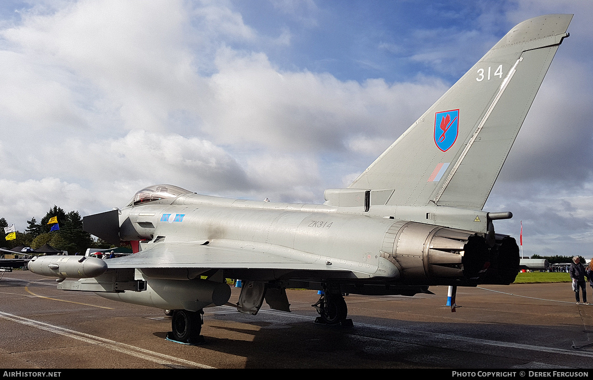 Aircraft Photo of ZK314 | Eurofighter EF-2000 Typhoon FGR4 | UK - Air Force | AirHistory.net #677690