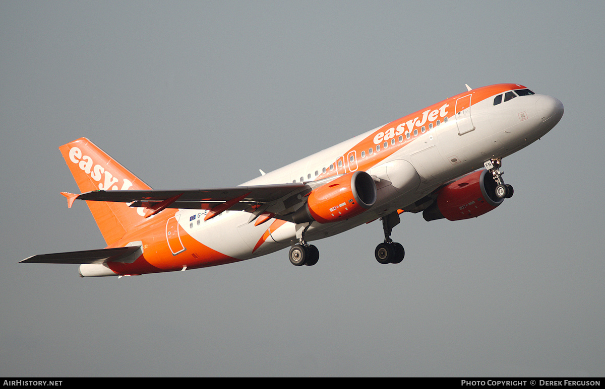 Aircraft Photo of G-EZFN | Airbus A319-111 | EasyJet | AirHistory.net #677697