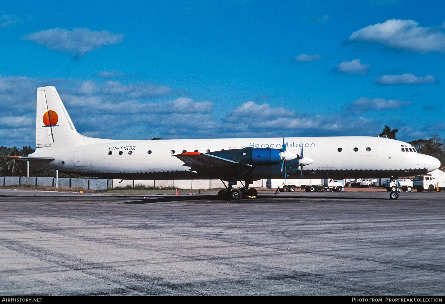 Aircraft Photo of CU-T1532 | Ilyushin Il-18D | Aerocaribbean | AirHistory.net #677698