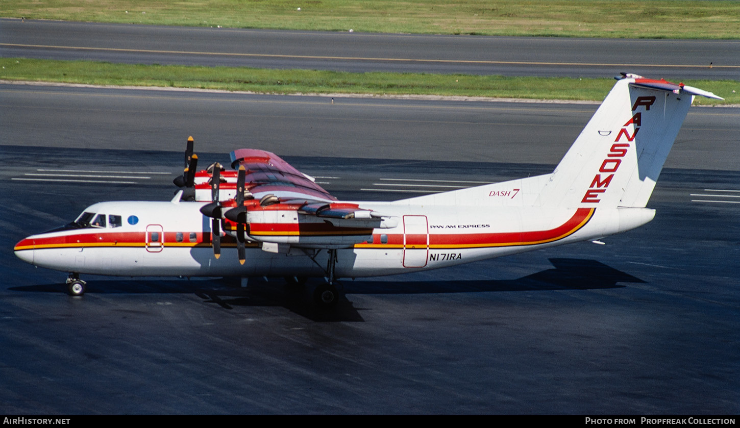 Aircraft Photo of N171RA | De Havilland Canada DHC-7-102 Dash 7 | Ransome Airlines | AirHistory.net #677699