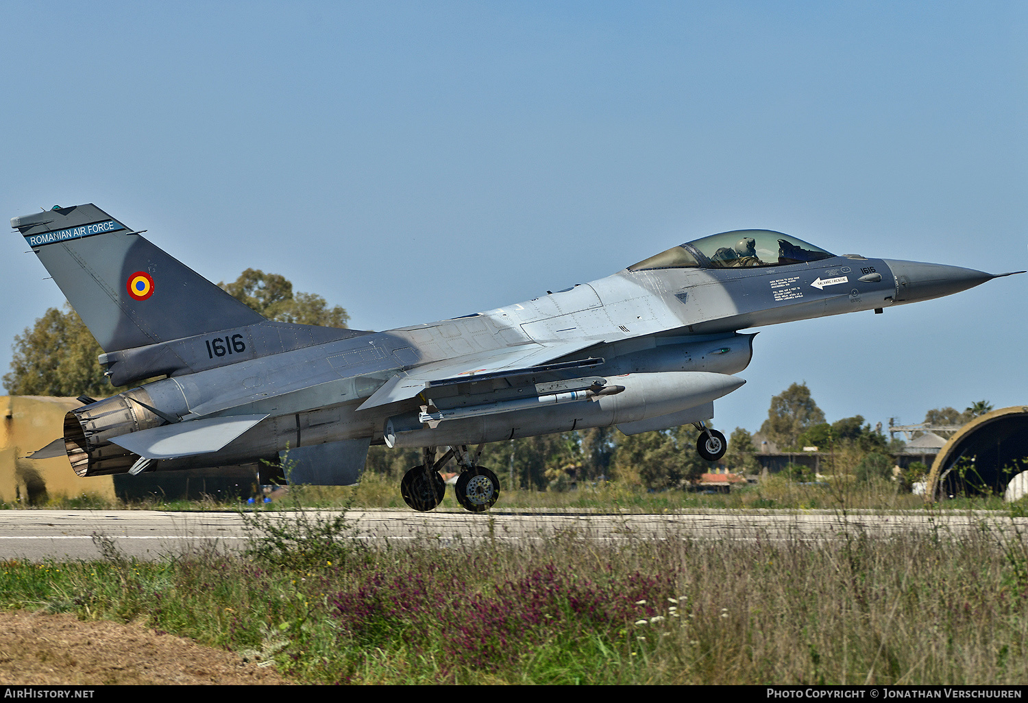 Aircraft Photo of 1616 | General Dynamics F-16AM Fighting Falcon | Romania - Air Force | AirHistory.net #677742