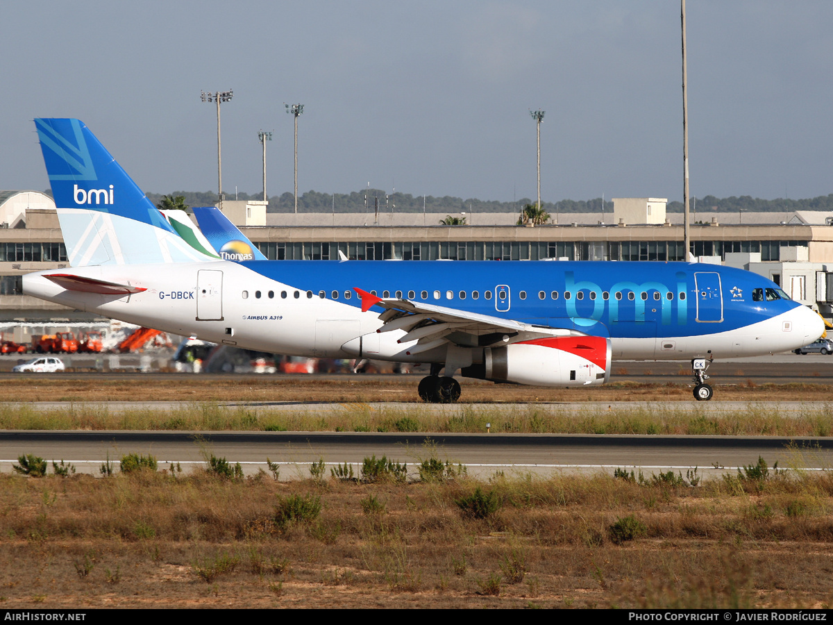 Aircraft Photo of G-DBCK | Airbus A319-131 | BMI - British Midland International | AirHistory.net #677745