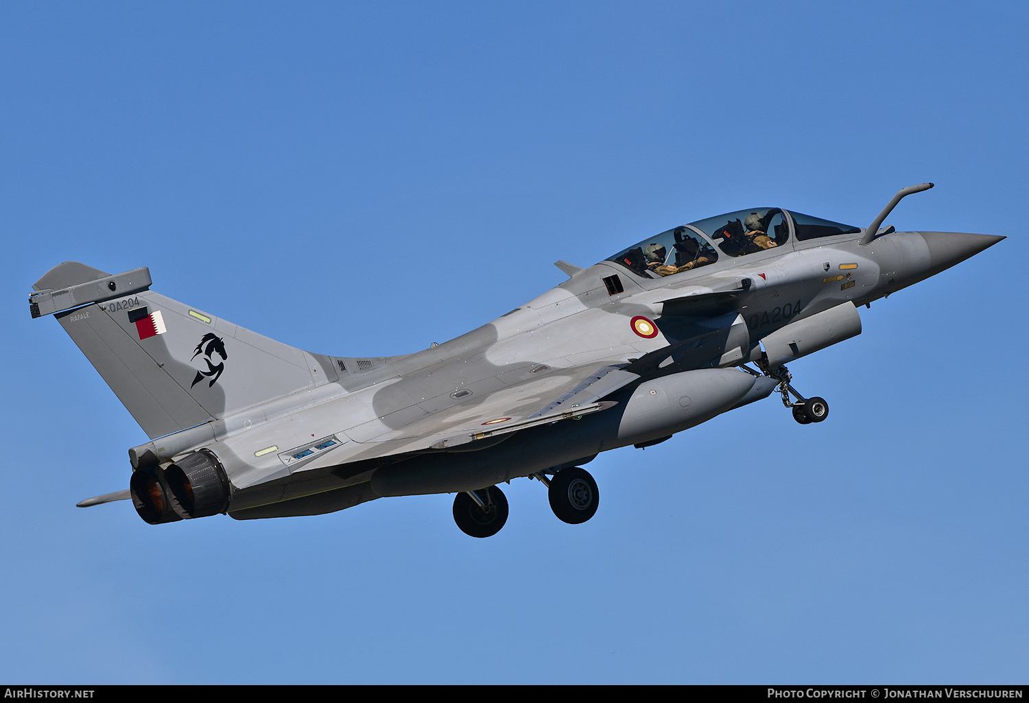 Aircraft Photo of QA204 | Dassault Rafale DQ | Qatar - Air Force | AirHistory.net #677750