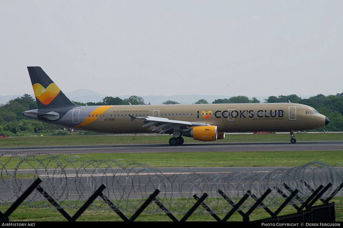 Aircraft Photo of G-TCDV | Airbus A321-211 | Thomas Cook Airlines | AirHistory.net #677777