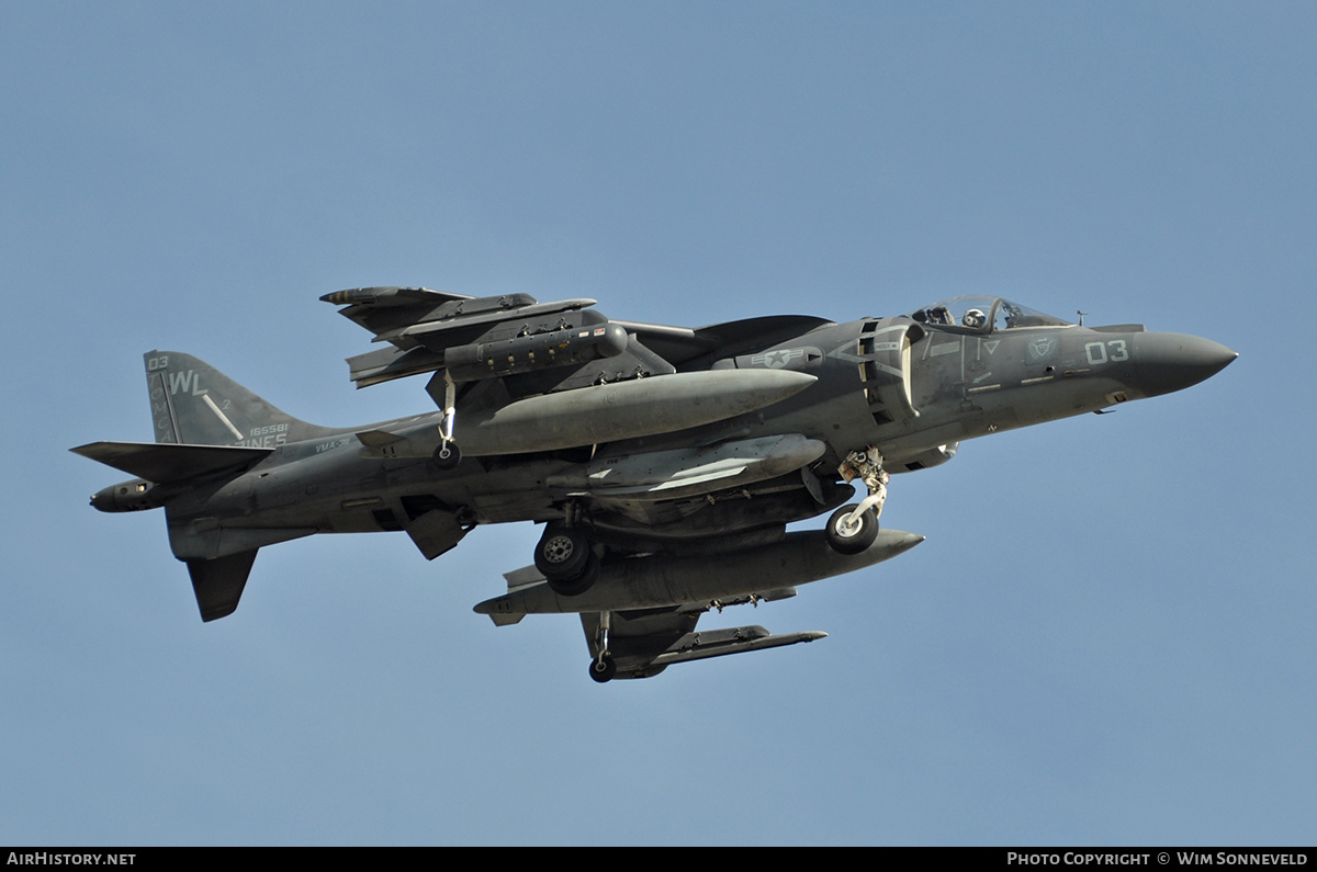 Aircraft Photo of 165581 | Boeing AV-8B(R) Harrier II+ | USA - Marines | AirHistory.net #677783