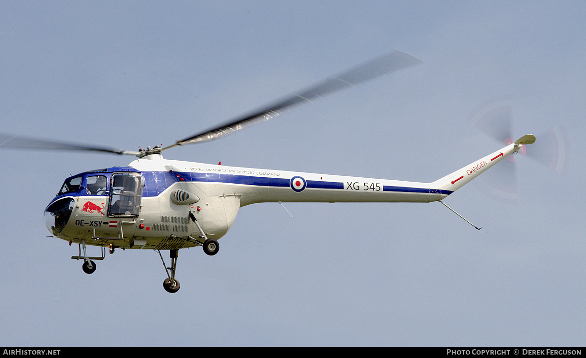 Aircraft Photo of OE-XSY / XG545 | Bristol 171 Sycamore Mk52 | Red Bull | UK - Air Force | AirHistory.net #677790