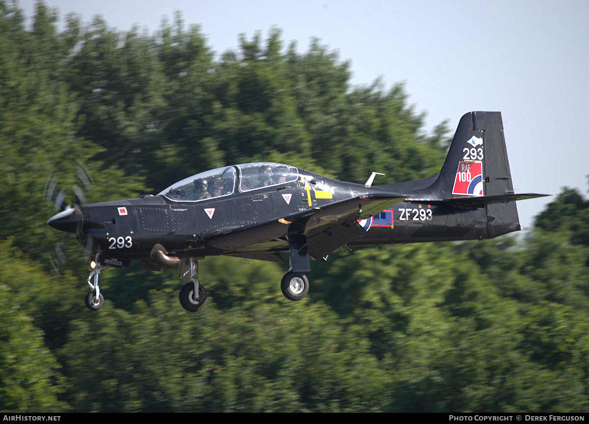 Aircraft Photo of ZF293 | Short S-312 Tucano T1 | UK - Air Force | AirHistory.net #677794