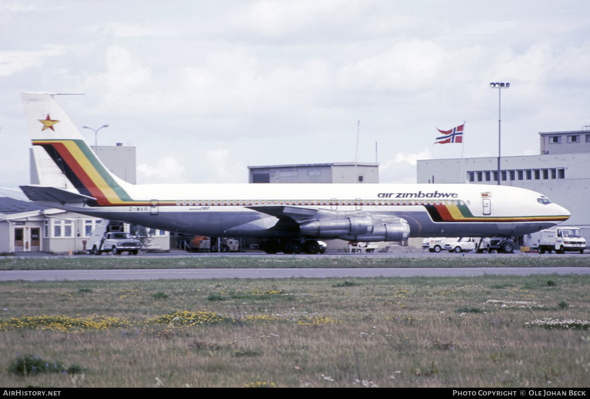 Aircraft Photo of Z-WKR | Boeing 707-330B | Air Zimbabwe | AirHistory.net #677853