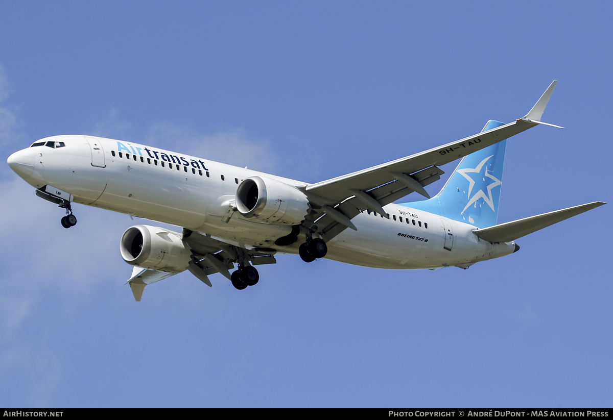 Aircraft Photo of 9H-TAU | Boeing 737-8 Max 8 | Air Transat | AirHistory.net #677867