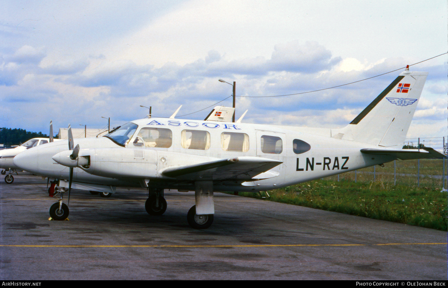 Aircraft Photo of LN-RAZ | Piper PA-31-310 Navajo B | Ascor Flyservice | AirHistory.net #677875