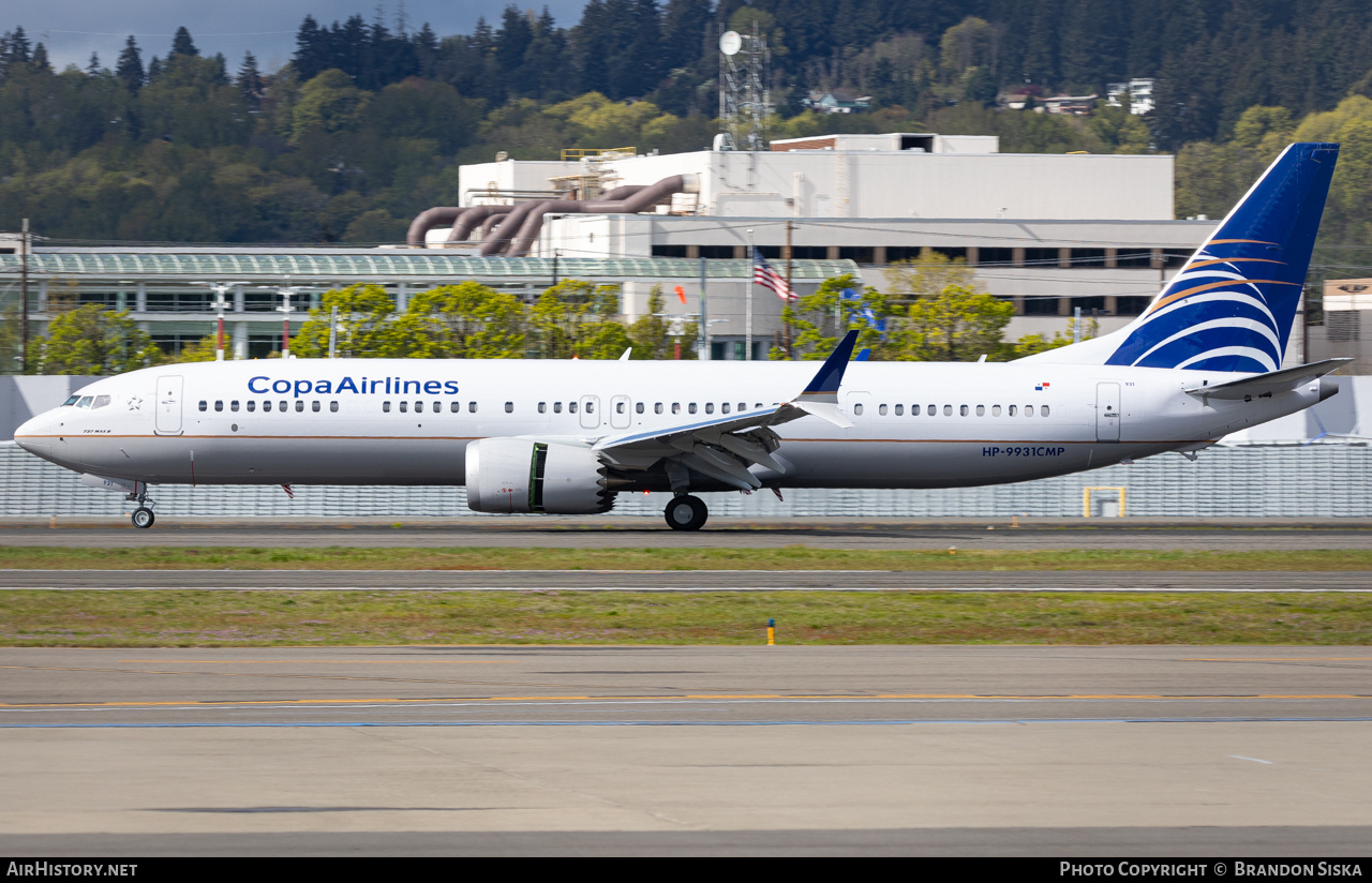 Aircraft Photo of HP-9931CMP | Boeing 737-9 Max 9 | Copa Airlines | AirHistory.net #677884
