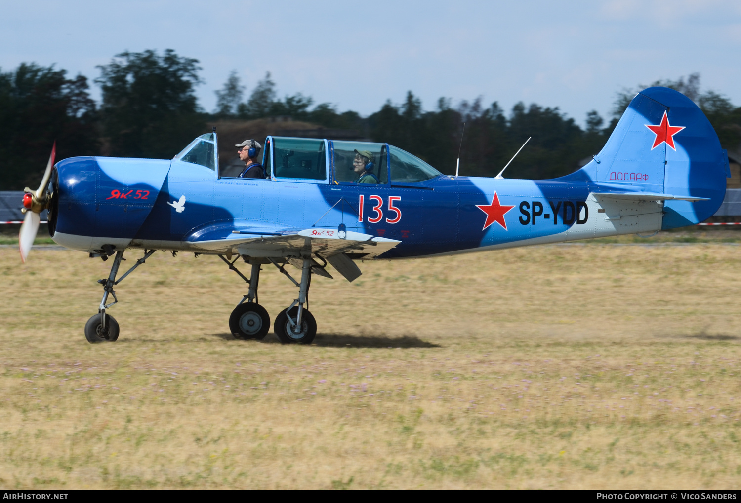 Aircraft Photo of SP-YDD / 135 red | Yakovlev Yak-52 | Soviet Union - Air Force | AirHistory.net #677887