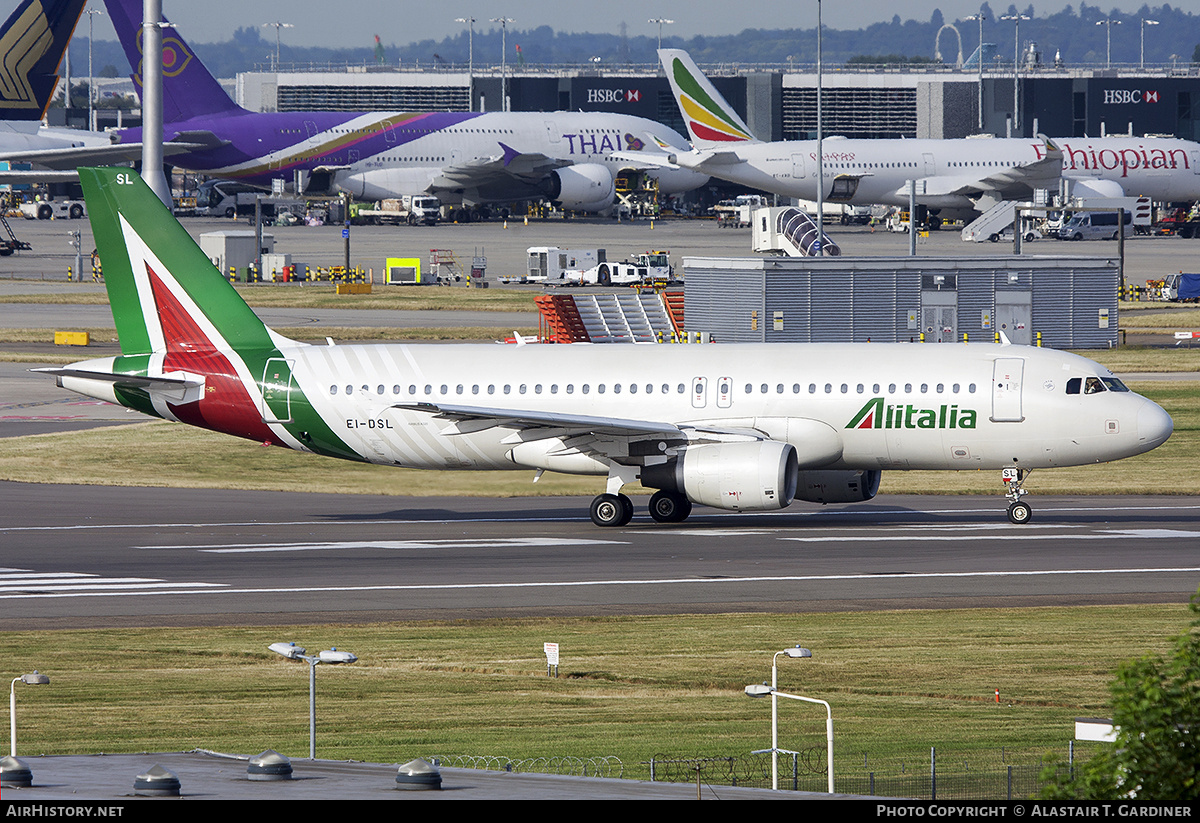 Aircraft Photo of EI-DSL | Airbus A320-216 | Alitalia | AirHistory.net #677891
