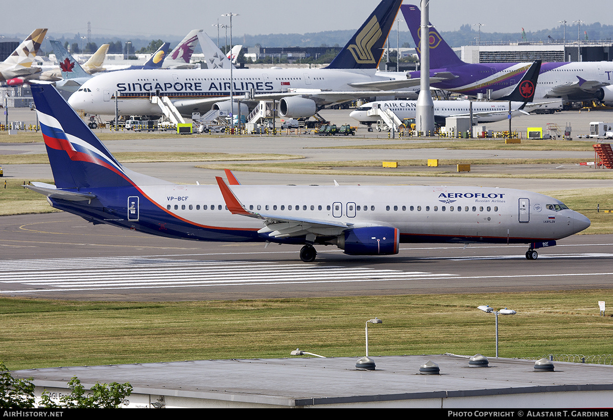 Aircraft Photo of VP-BCF | Boeing 737-8LJ | Aeroflot - Russian Airlines | AirHistory.net #677892