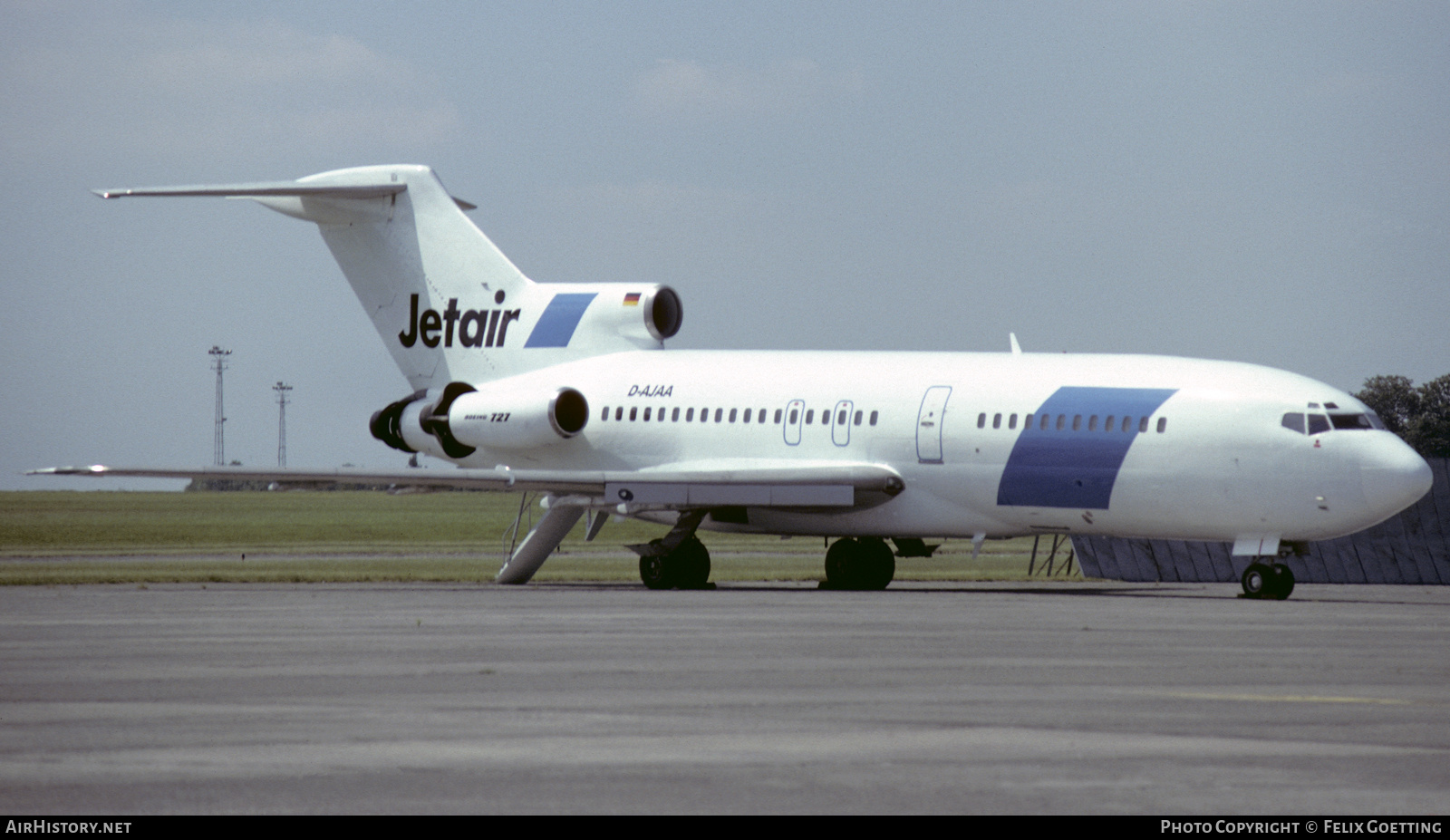 Aircraft Photo of D-AJAA | Boeing 727-81 | Jetair | AirHistory.net #677937