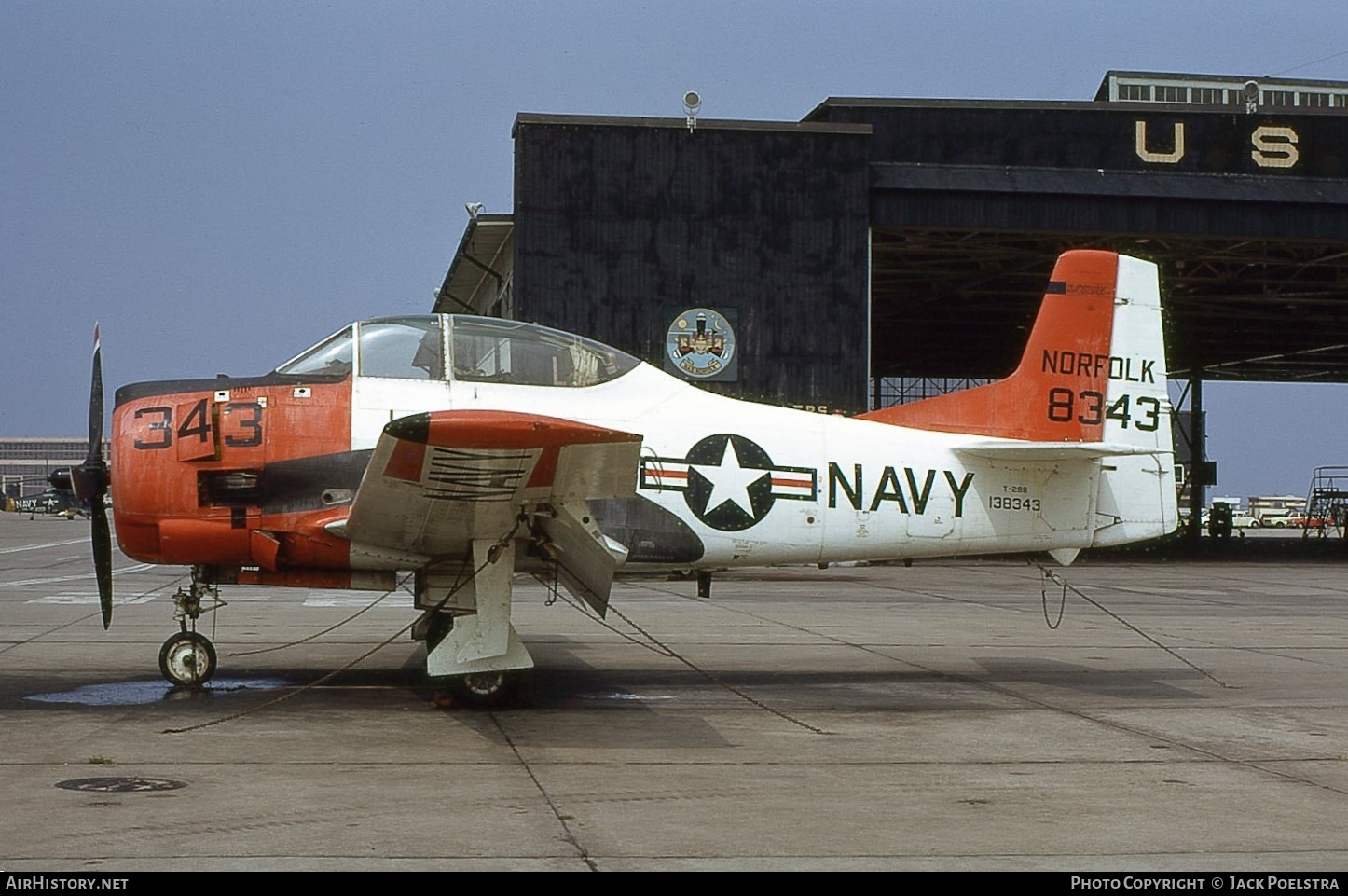 Aircraft Photo of 138343 | North American T-28B Trojan | USA - Navy | AirHistory.net #677947