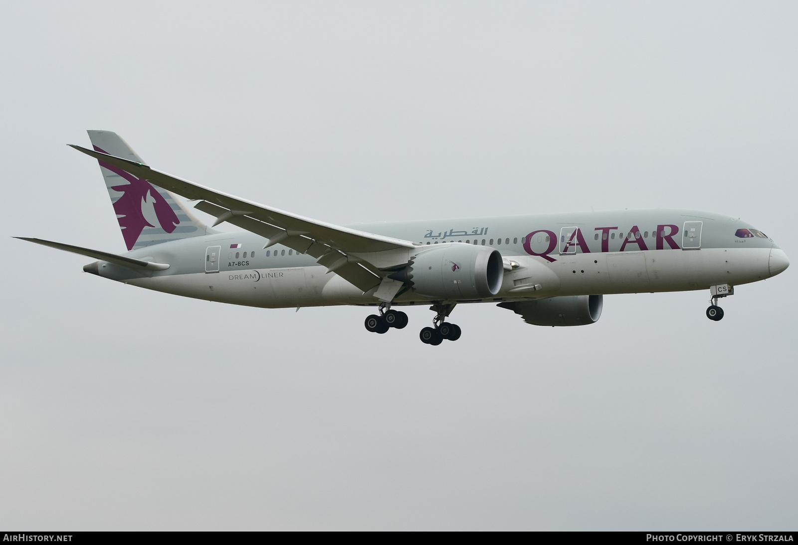 Aircraft Photo of A7-BCS | Boeing 787-8 Dreamliner | Qatar Airways | AirHistory.net #677987