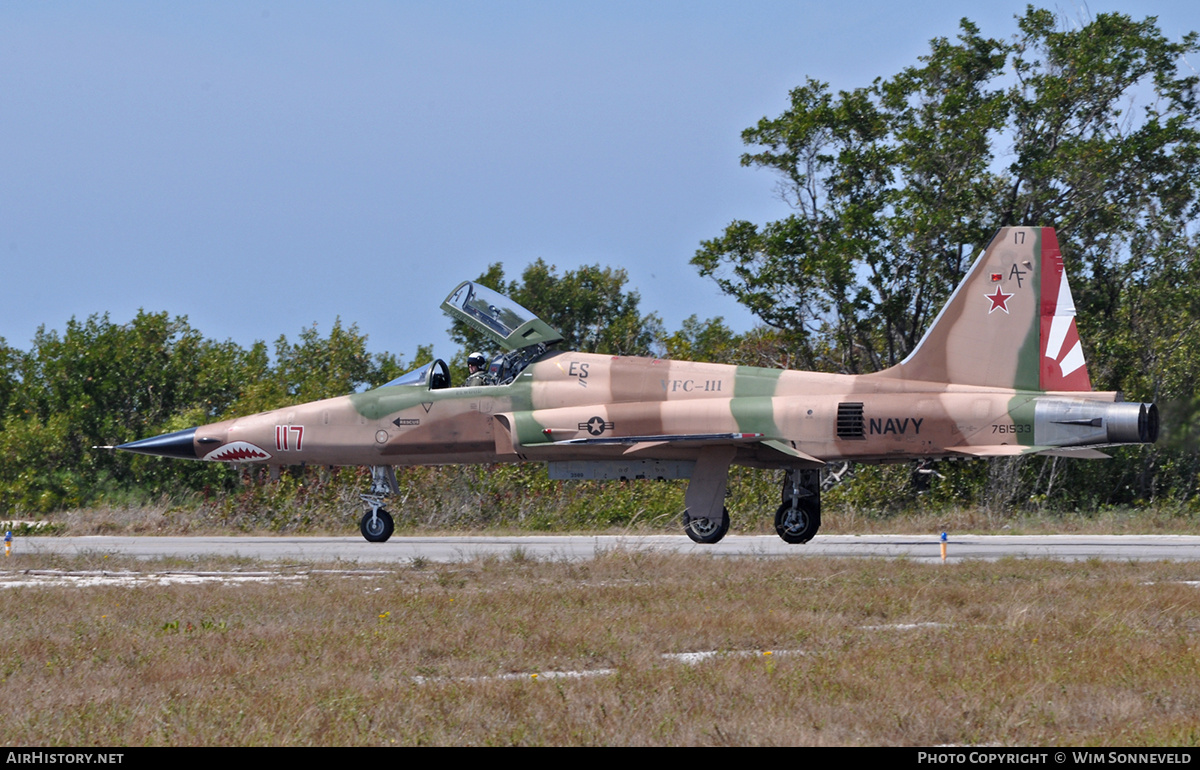 Aircraft Photo of 761533 Northrop F5N Tiger II USA Navy