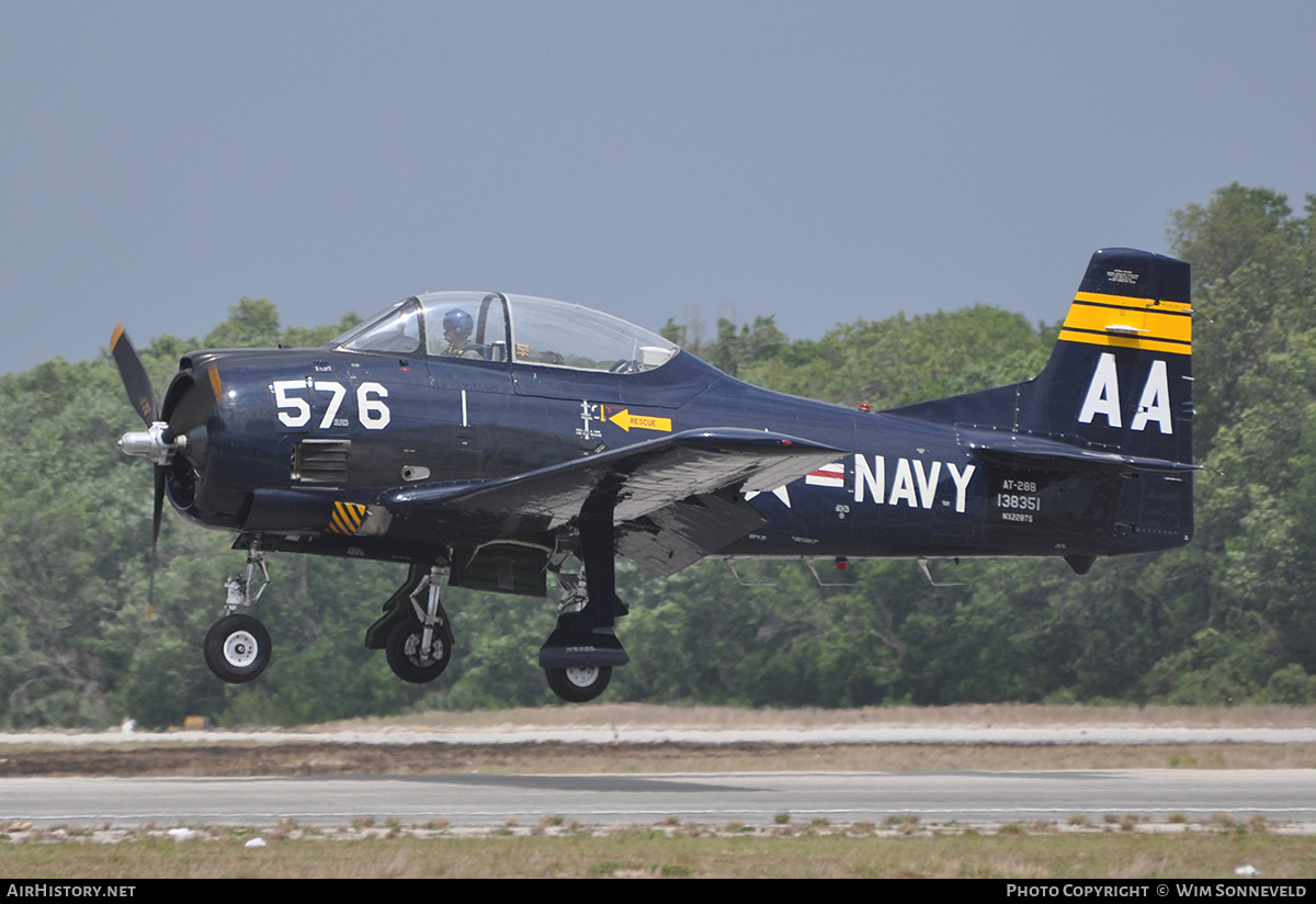 Aircraft Photo of N228TS / NX228TS / 138351 | North American AT-28D Trojan | USA - Navy | AirHistory.net #678032