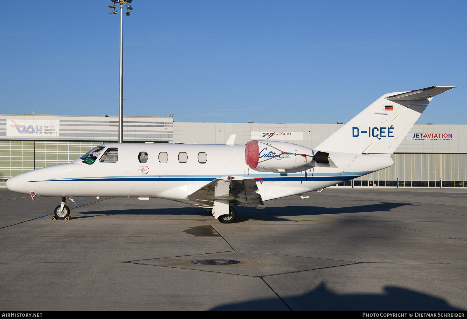 Aircraft Photo of D-ICEE | Cessna 525 CitationJet | AirHistory.net #678049