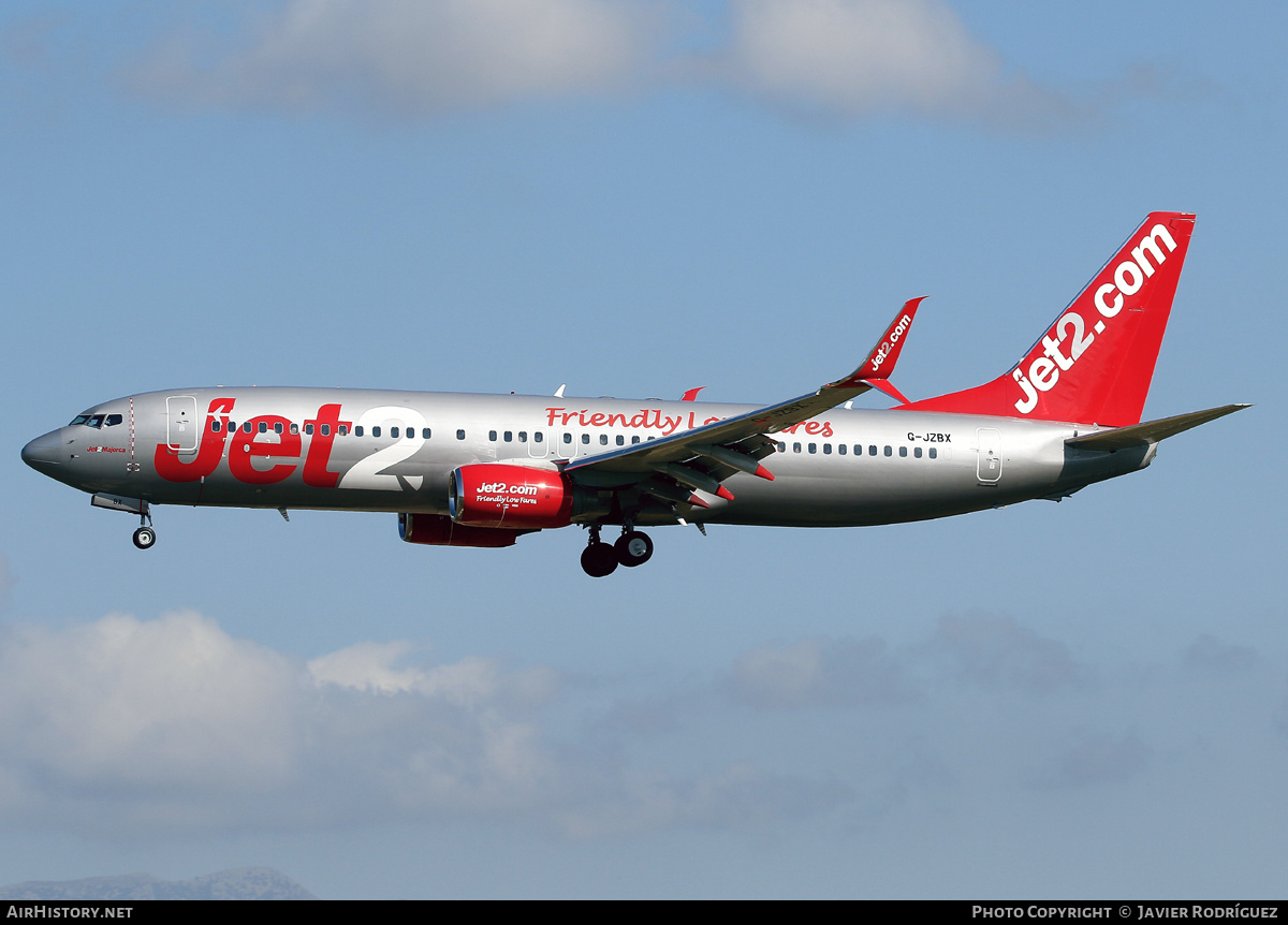 Aircraft Photo of G-JZBX | Boeing 737-8HX | Jet2 | AirHistory.net #678061