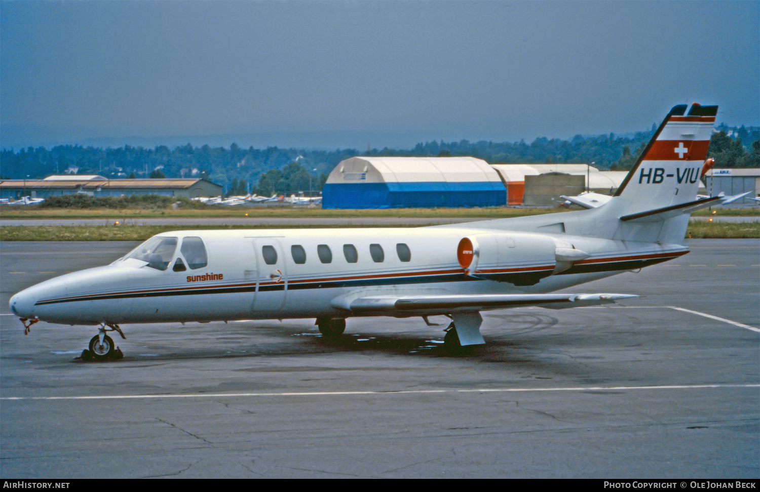 Aircraft Photo of HB-VIU | Cessna 550 Citation II | Sunshine Aviation | AirHistory.net #678112