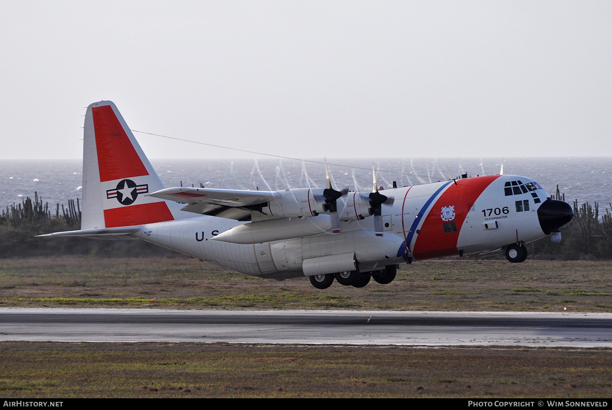 Aircraft Photo of 1706 | Lockheed HC-130H Hercules (L-382) | USA - Coast Guard | AirHistory.net #678123