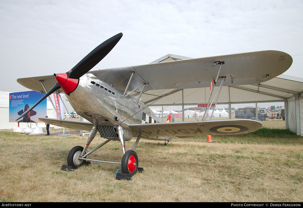 Aircraft Photo of G-CBZP / K5674 | Hawker Fury I | UK - Air Force | AirHistory.net #678151