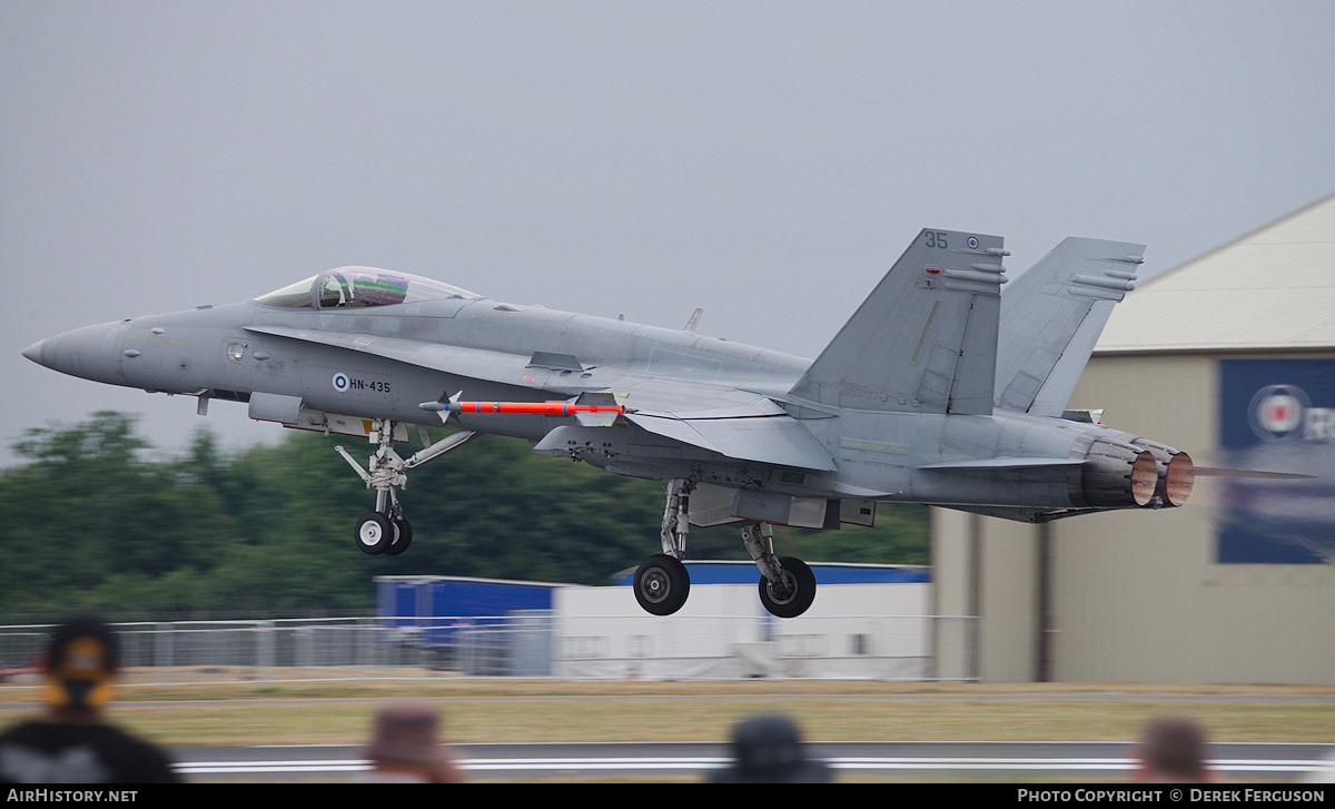 Aircraft Photo of HN-435 | McDonnell Douglas F/A-18C Hornet | Finland - Air Force | AirHistory.net #678156