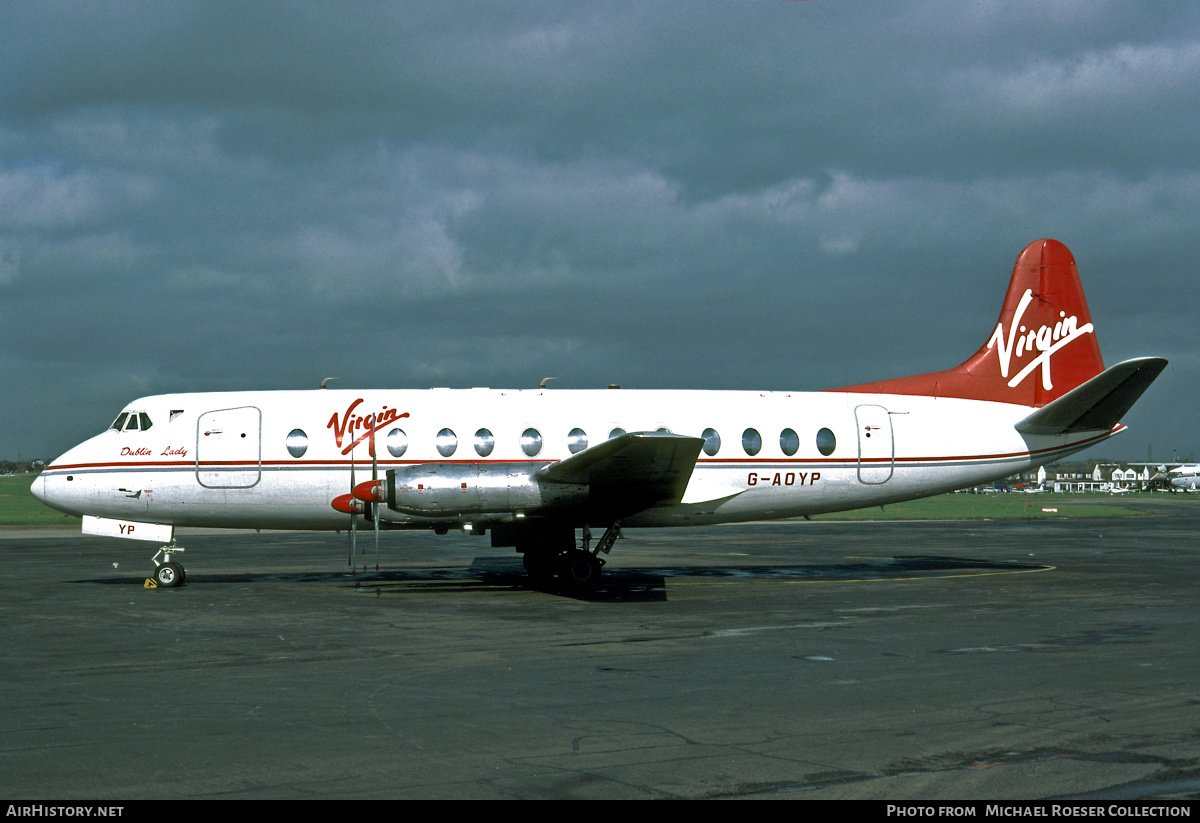 Aircraft Photo of G-AOYP | Vickers 806 Viscount | Virgin Atlantic Airways | AirHistory.net #678186