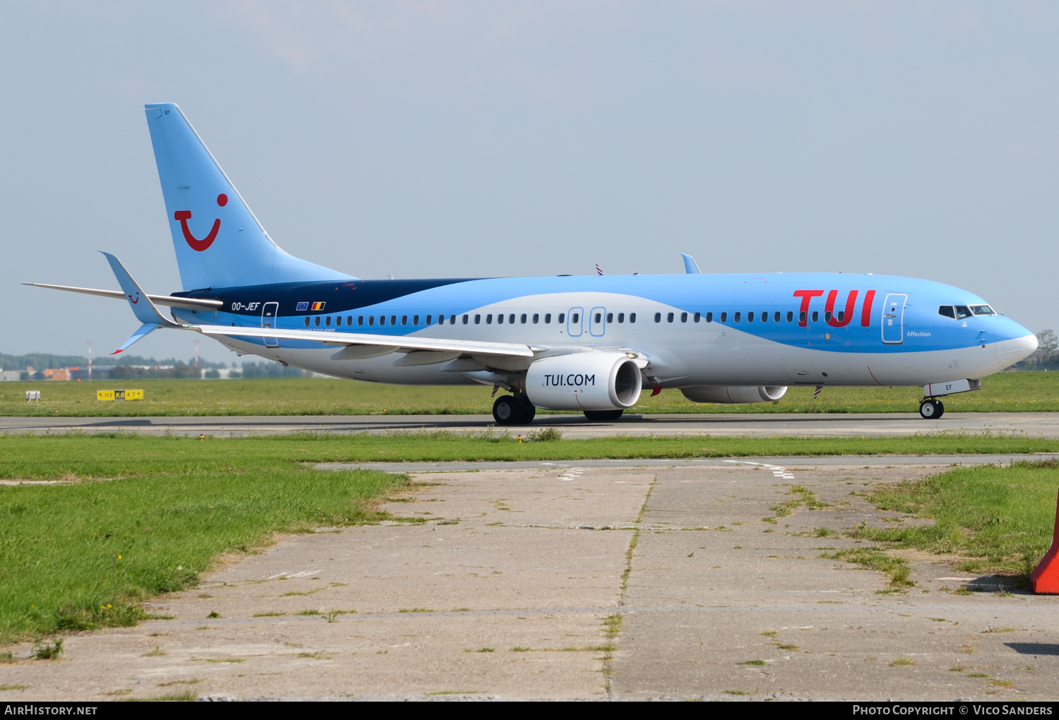 Aircraft Photo of OO-JEF | Boeing 737-8K5 | TUI | AirHistory.net #678196