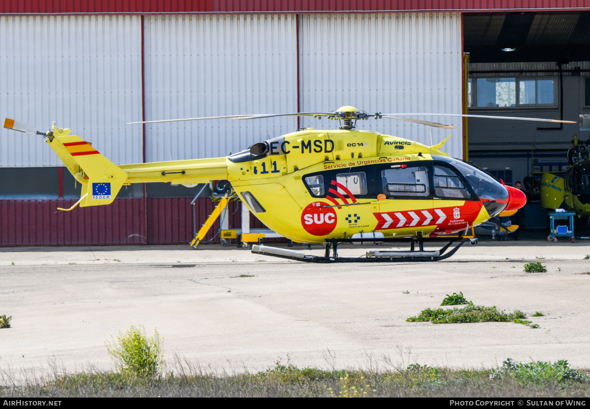 Aircraft Photo of EC-MSD | Airbus Helicopters BK-117 C-2 | Servicio de Urgencias Canario - SUC | AirHistory.net #678229