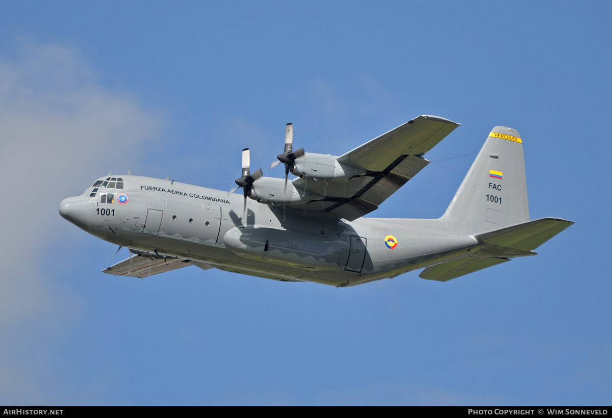 Aircraft Photo of FAC1001 | Lockheed C-130B Hercules (L-282) | Colombia - Air Force | AirHistory.net #678239