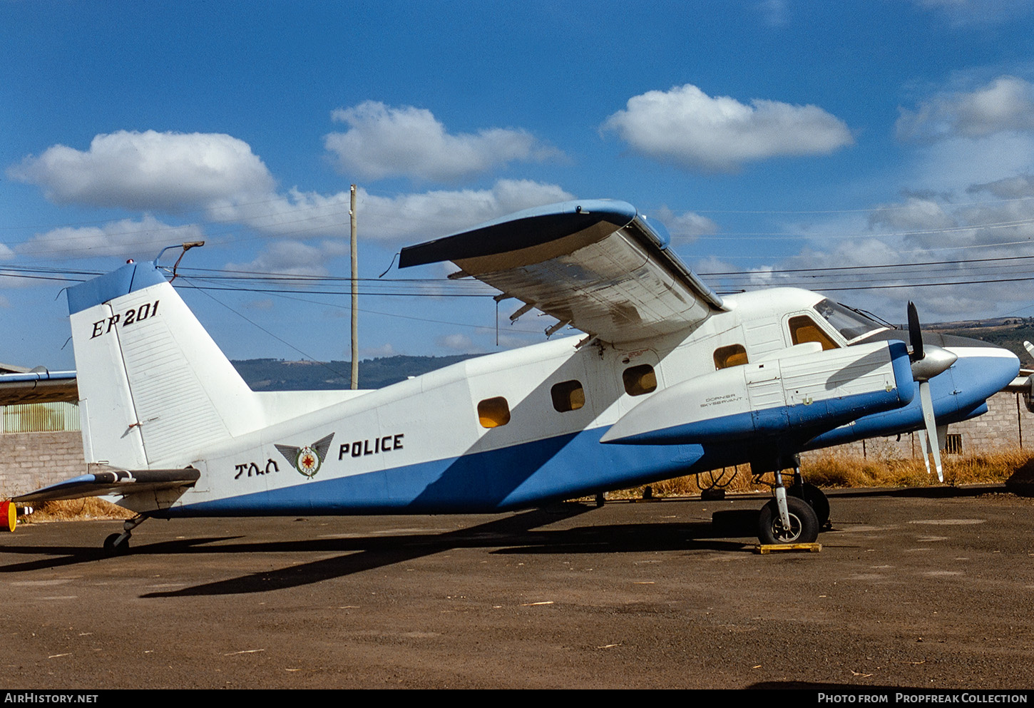 Aircraft Photo of EP-201 | Dornier Do-28D-1 Skyservant | Ethiopia - Police | AirHistory.net #678246