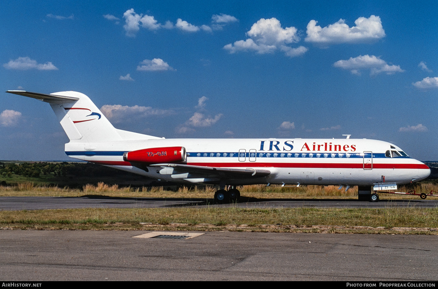 Aircraft Photo of ZS-GAV | Fokker F28-4000 Fellowship | IRS Airlines | AirHistory.net #678250