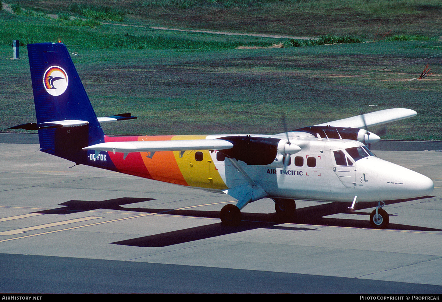 Aircraft Photo of DQ-FDK | De Havilland Canada DHC-6-100 Twin Otter | Air Pacific | AirHistory.net #678260