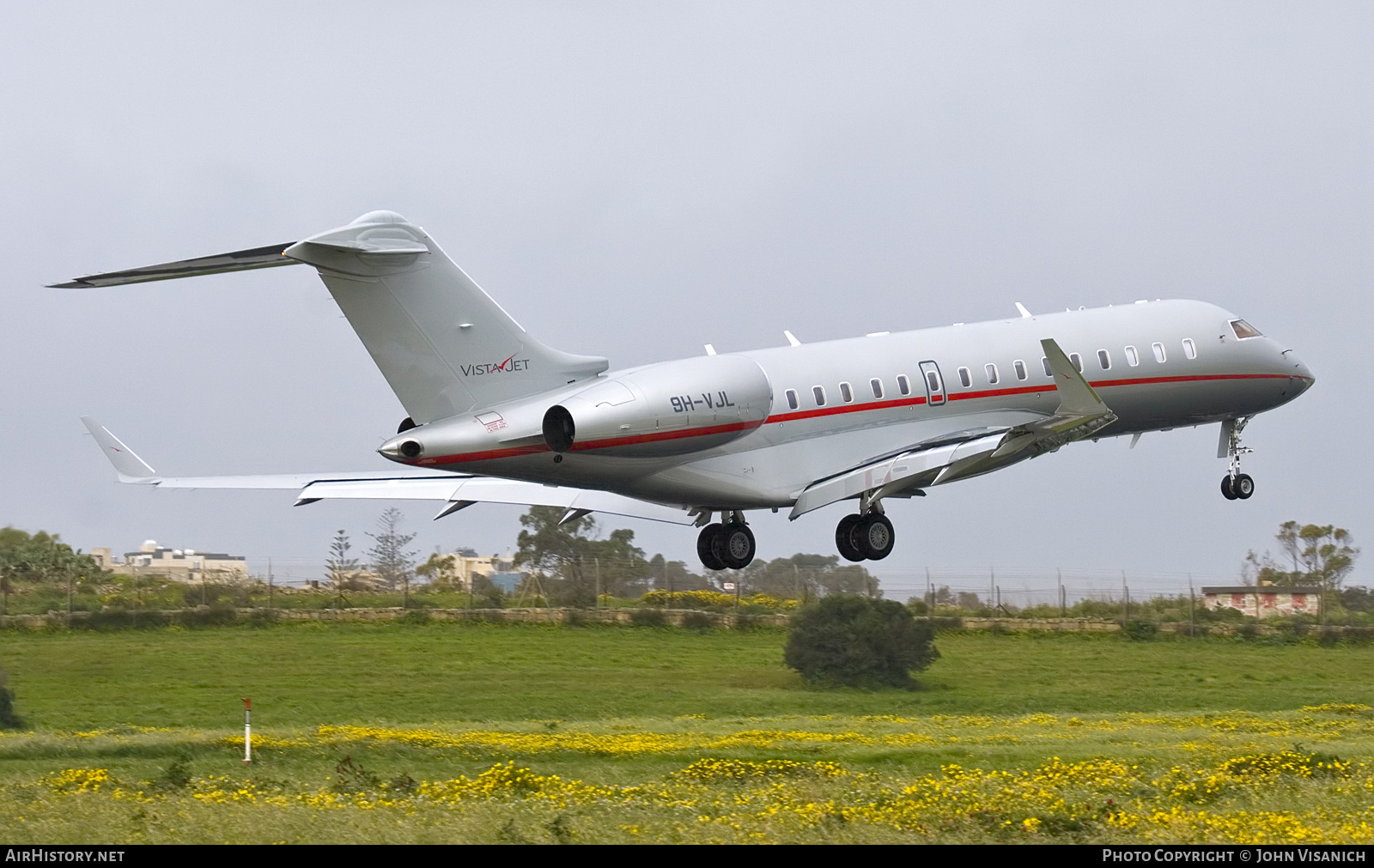 Aircraft Photo of 9H-VJL | Bombardier Global 6000 (BD-700-1A10) | VistaJet | AirHistory.net #678263