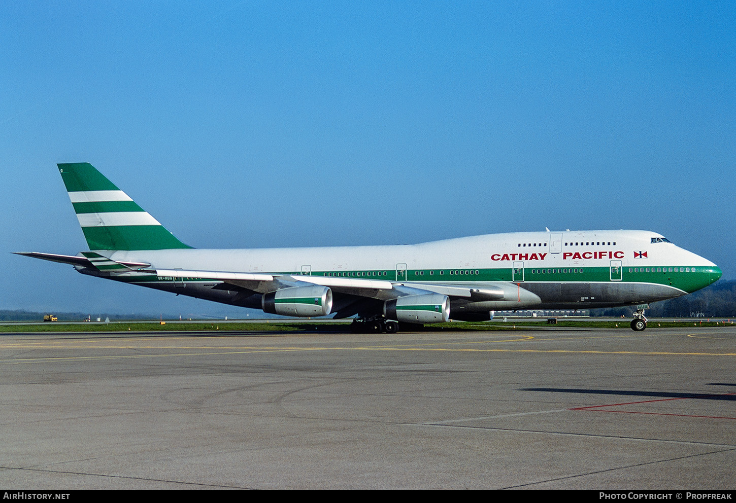 Aircraft Photo of VR-HUG | Boeing 747-467 | Cathay Pacific Airways | AirHistory.net #678285