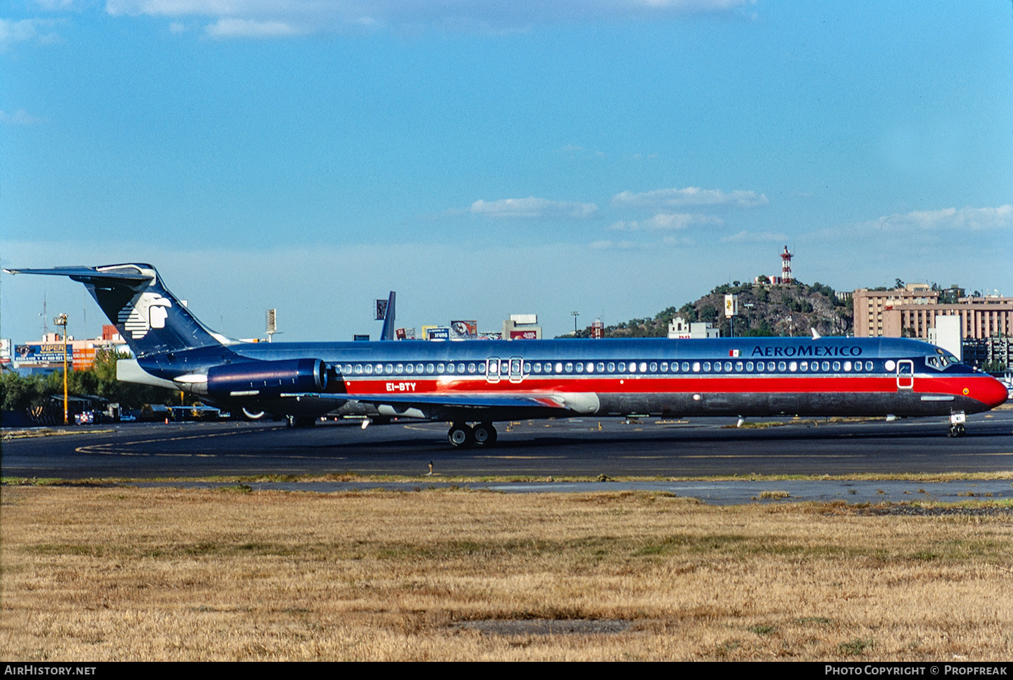 Aircraft Photo of EI-BTY | McDonnell Douglas MD-82 (DC-9-82) | AeroMéxico | AirHistory.net #678321